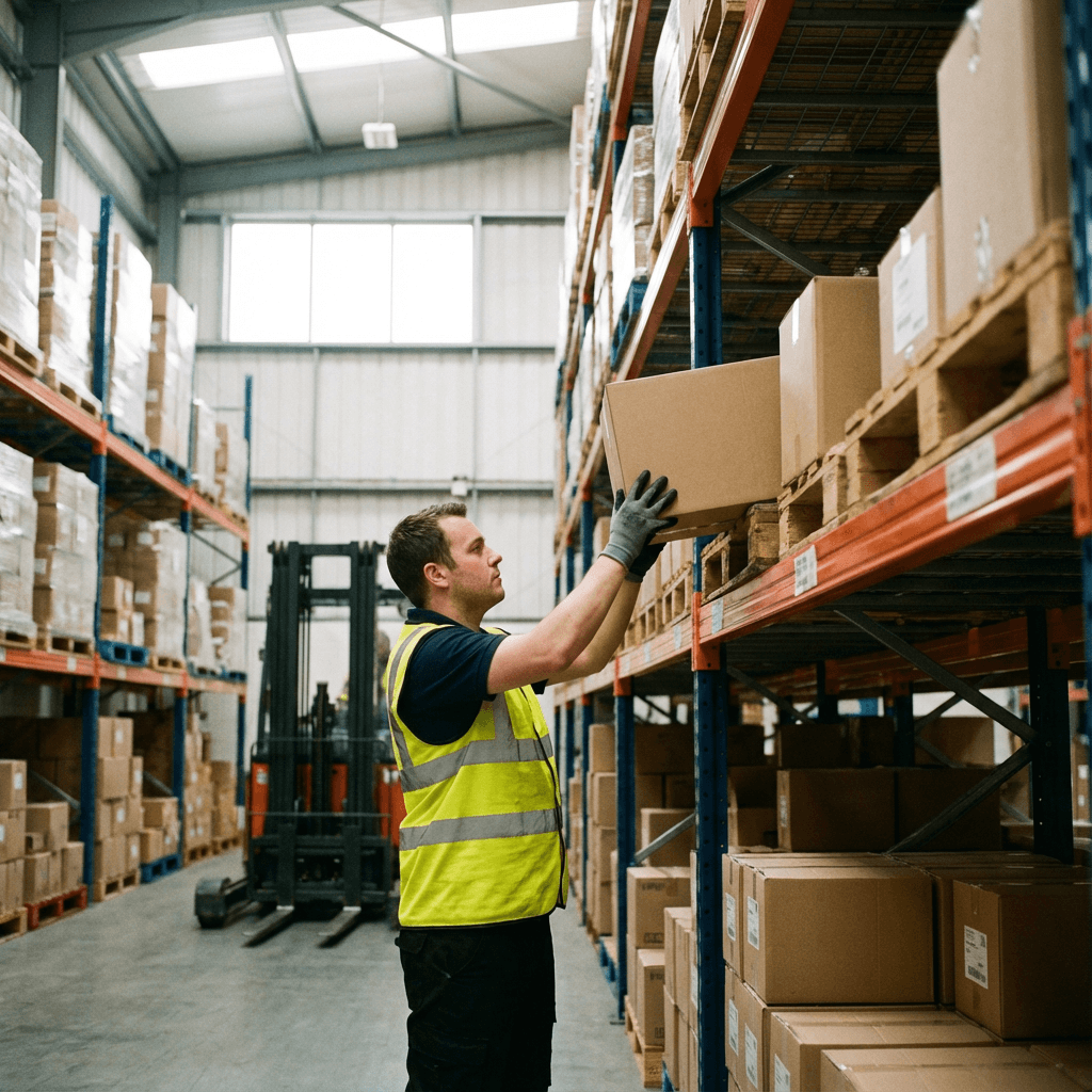Two construction workers discussing business expansion plans - Capital Host funding success story